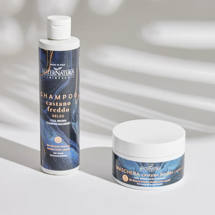 Bio Beauty Routine Haarkleuring Koel Bruin