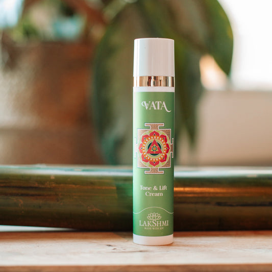Vata Gezichtscrème Tone & Lift (Ylang Ylang) | Droge huid | 50 ml